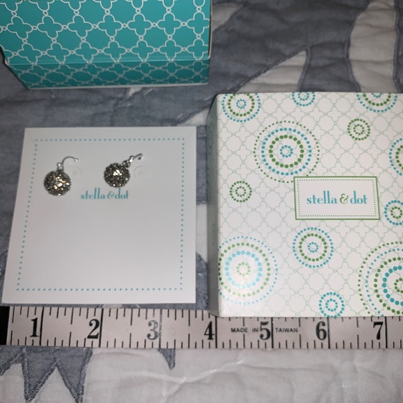 Stella & Dot - Pavé Soiree Drop Earrings - Picture 2 of 4